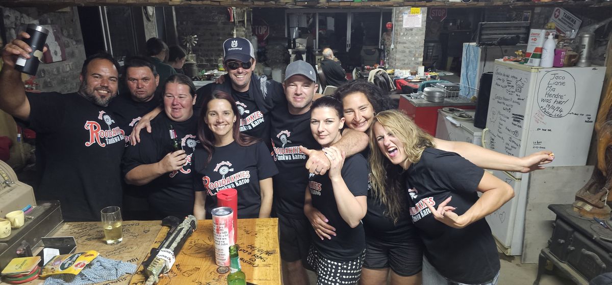 Entertainment area at night