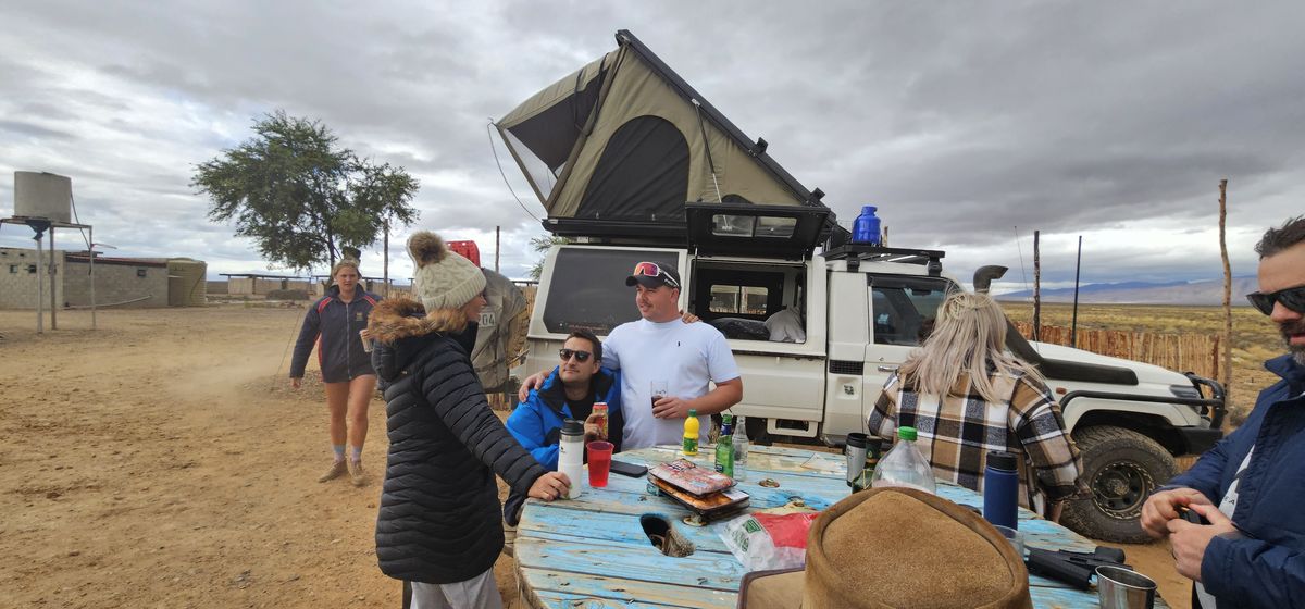 Budget camping site at Rooidakkies Tankwa Karoo - bring your own tent